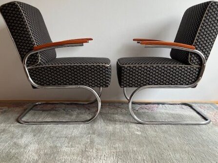 Kovona Cantilever Armchairs K108 Pair1 - main view1